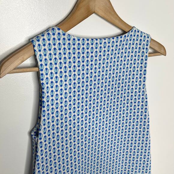 Jude Connally Womens Sleeveless Shift Dress XS Blue Pockets Stretch Comfort - Picture 7 of 9